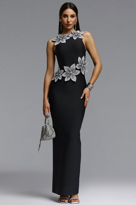 COCKTAIL RUFFLE SLEEVES MIDI DRESS WITH GOLD BUCKLE ACCENT (BUTTER YELLOW)