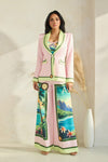 ALOHA PRINT THREE-PIECE SUIT SET (PINK MULTI)