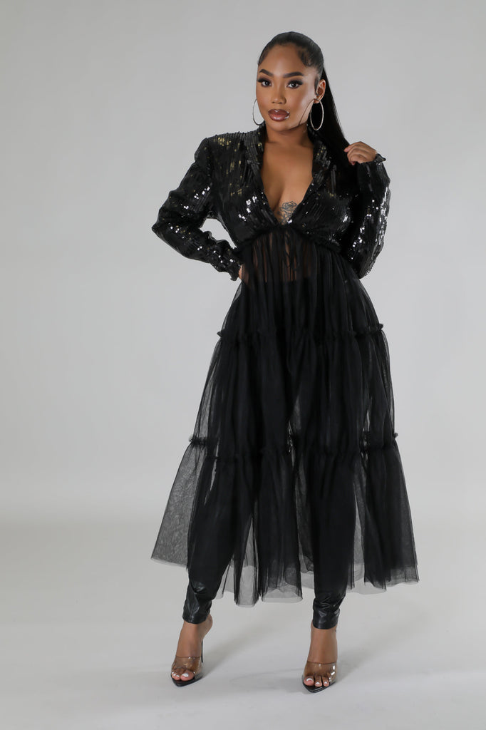 TULLE RUFFLE OFF SHOULDER BODYSUIT (BLACK) – Dress Code Chic Official