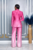 OMBRE FUCHSIA JACKET AND PANTS SET