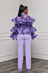 HIGH WAIST PALAZZO STRETCHY PANTS (LAVENDER)