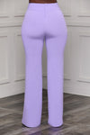 HIGH WAIST PALAZZO STRETCHY PANTS (LAVENDER)