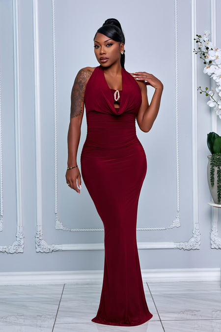 RHINESTONE EMBELLISHED BUTTON DOWN A-LINE DRESS (LEOPARD-PRINT)