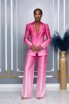 OMBRE FUCHSIA JACKET AND PANTS SET